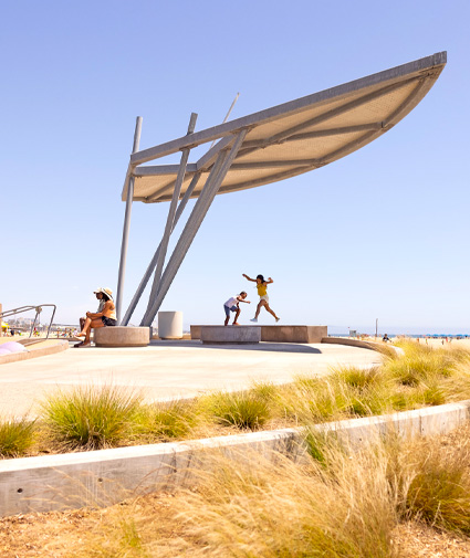 beachfront playgrounds
