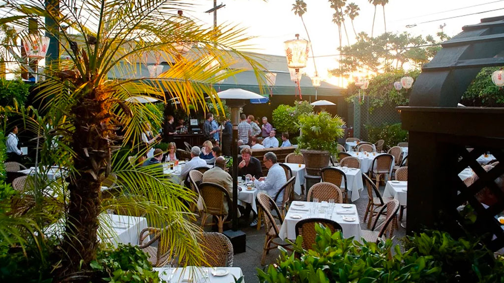 best outdoor restaurants santa monica