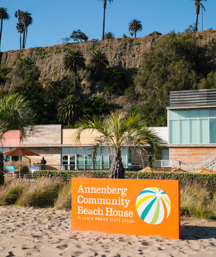 Annenberg Community Beach House sign