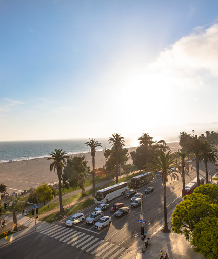 from lax to santa monica