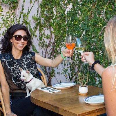 Outdoor Dinning Wilshire Blvd Santa Monica