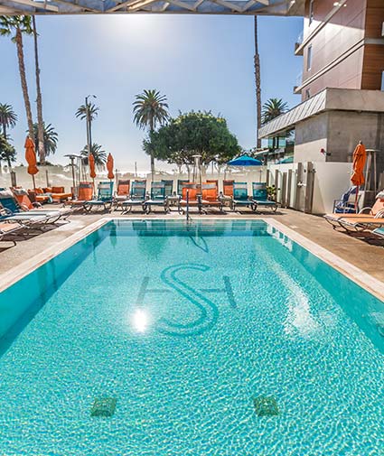 Shore Hotel Pool Santa Monica