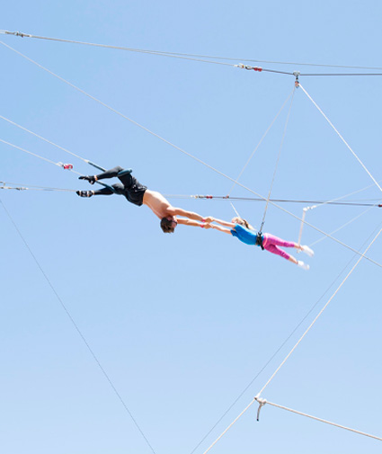 trapeze school kids