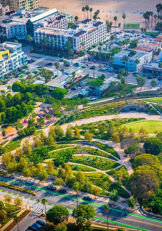 travel sustainably to santa monica