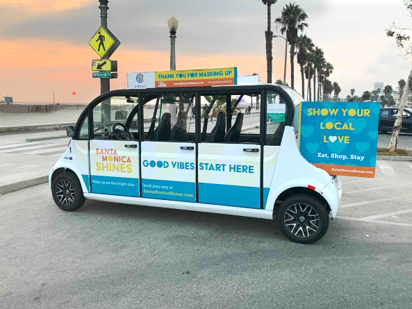 Santa-Monica-Circuit-Vehicle-at-Sunset
