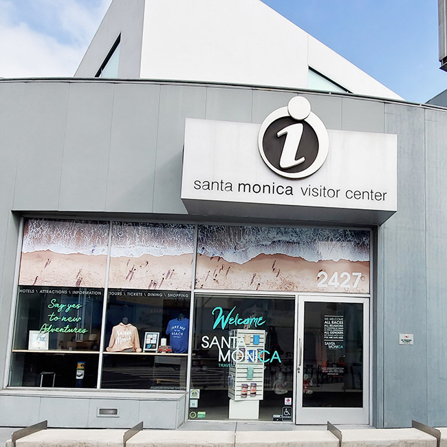 Picture of information center; Santa Monica
