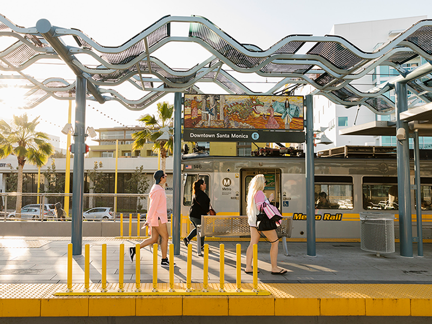 Santa Monica Metro Station