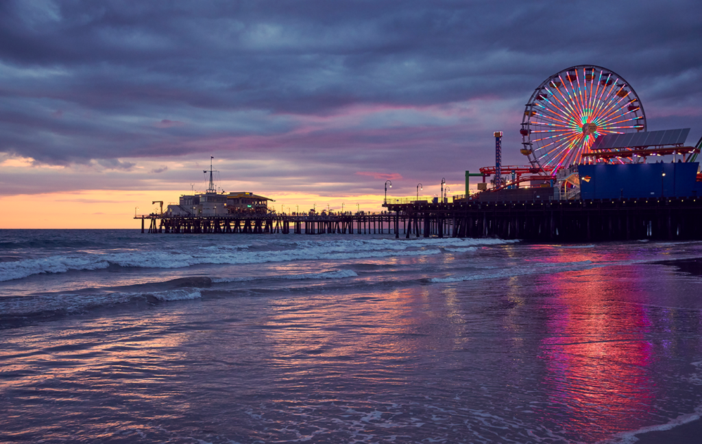 Santa-Monica-Pier-Sunset