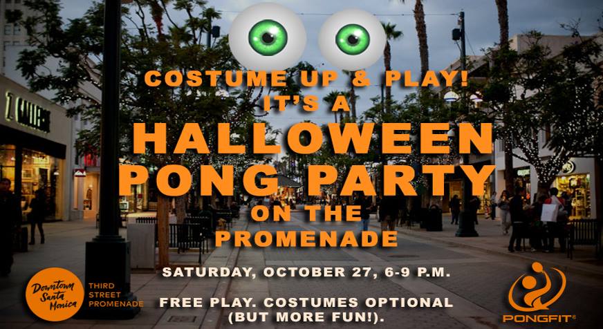 Halloween PONG PARTY on the Promenade!