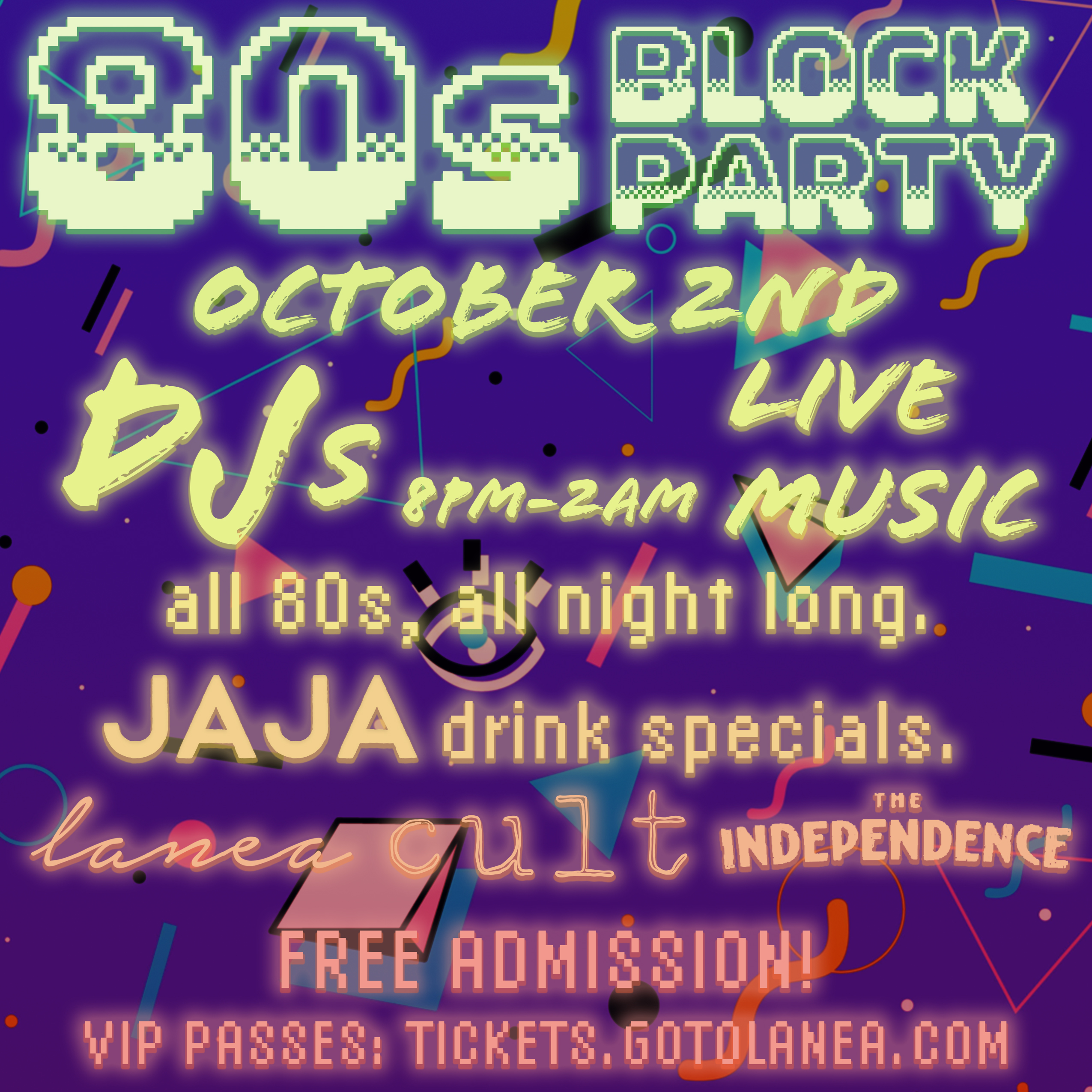 Broadway Block Party - 80s Night