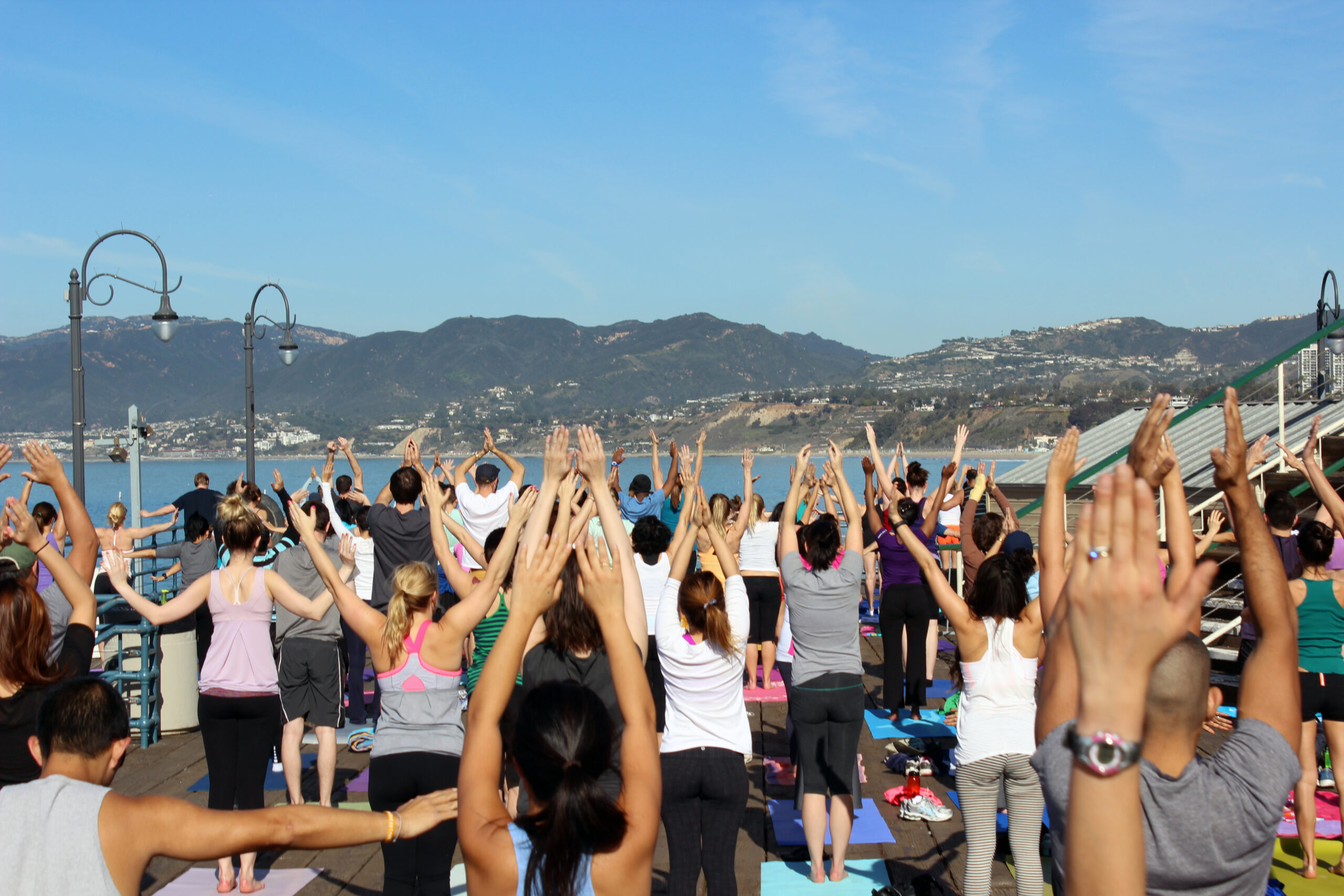 ROGA (Run + Yoga) on the Pier