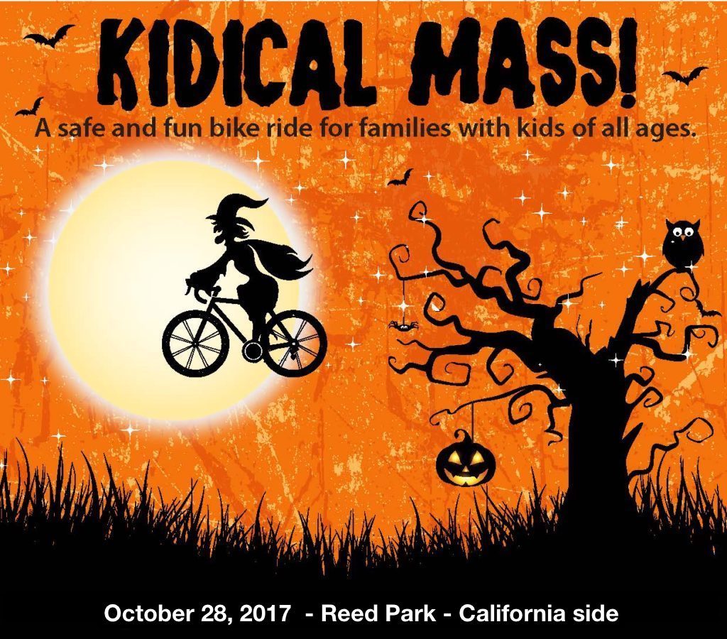 Kidical Mass Halloween Ride Visit Santa Monica