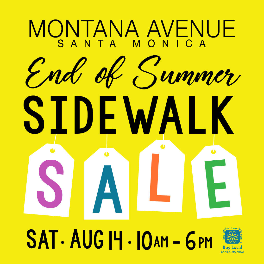 End of Summer Sidewalk Sale