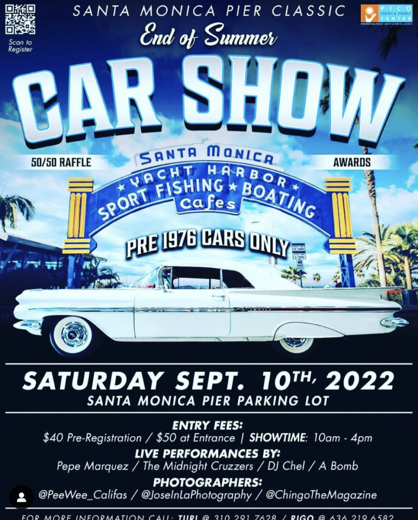 End of Summer Car Show Visit Santa Monica