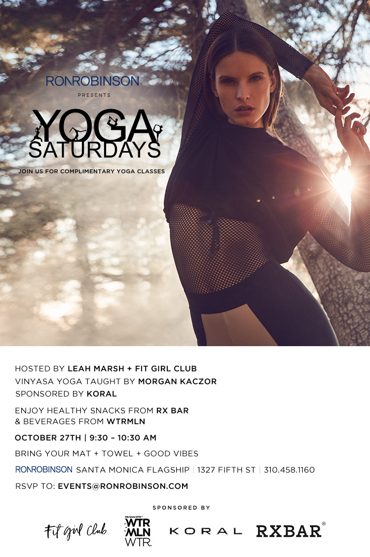 Yoga Saturday @ RONROBINSON