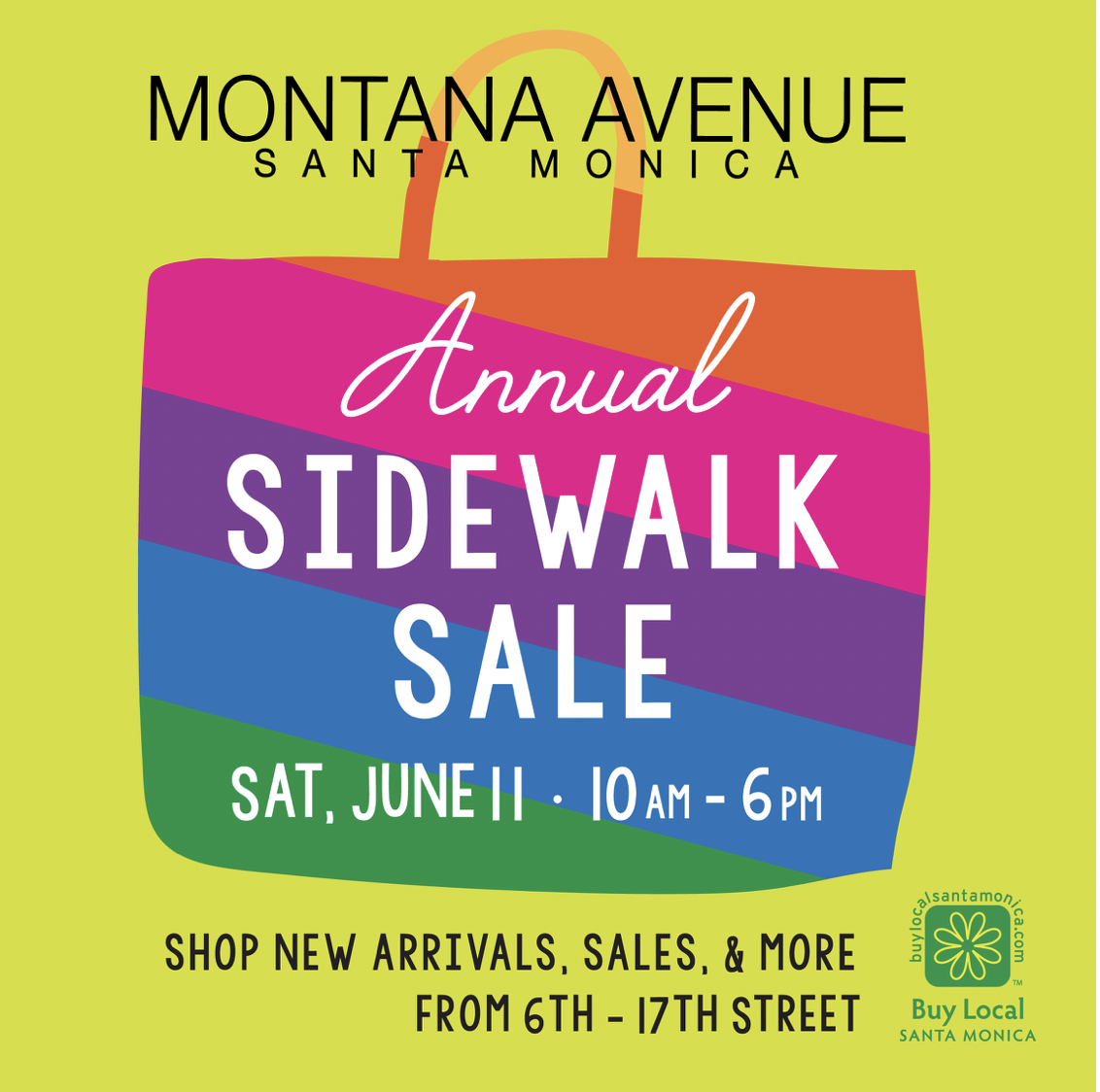 Montana Avenue Sidewalk Sale