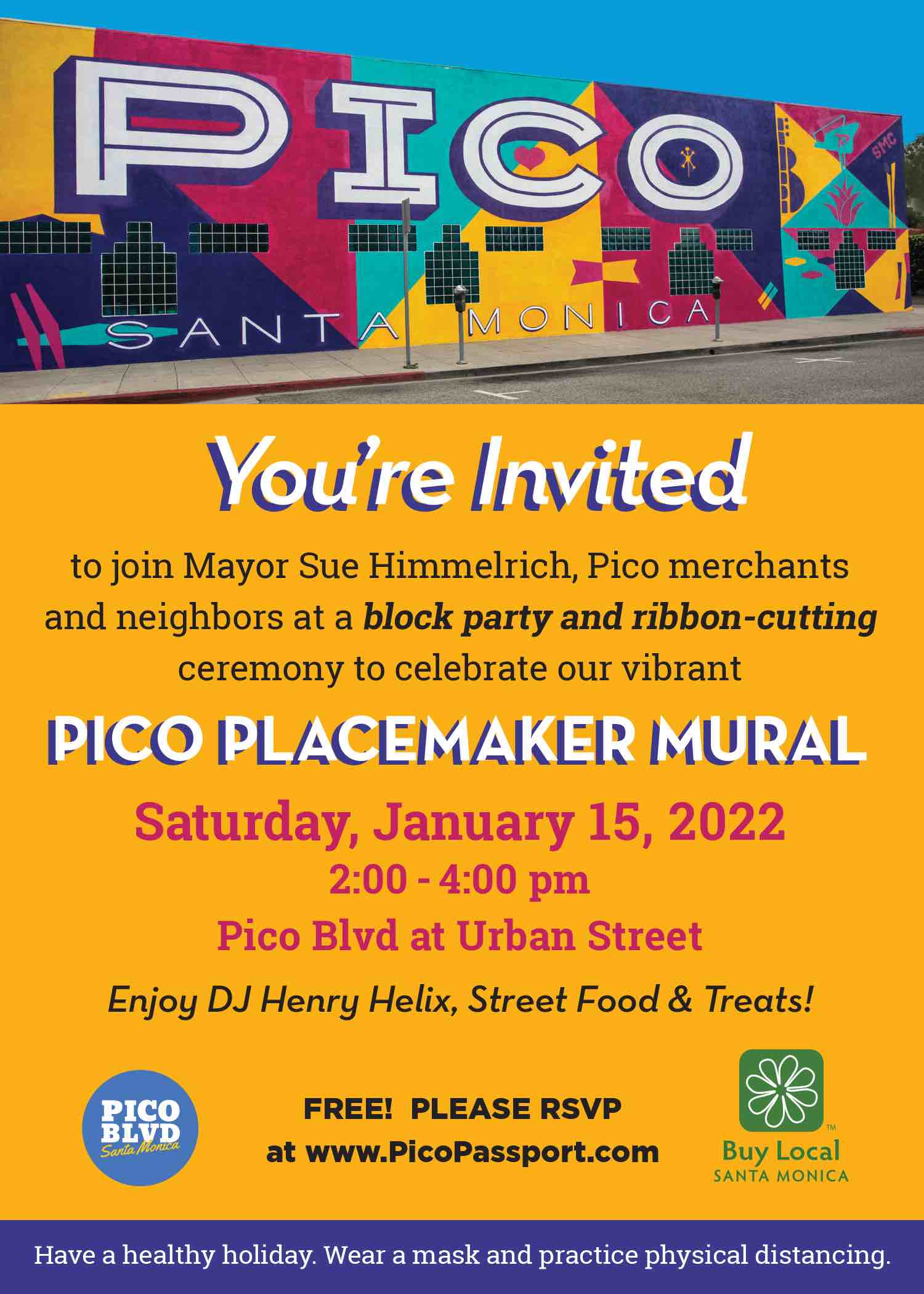 Pico Grand Mural Unveiling