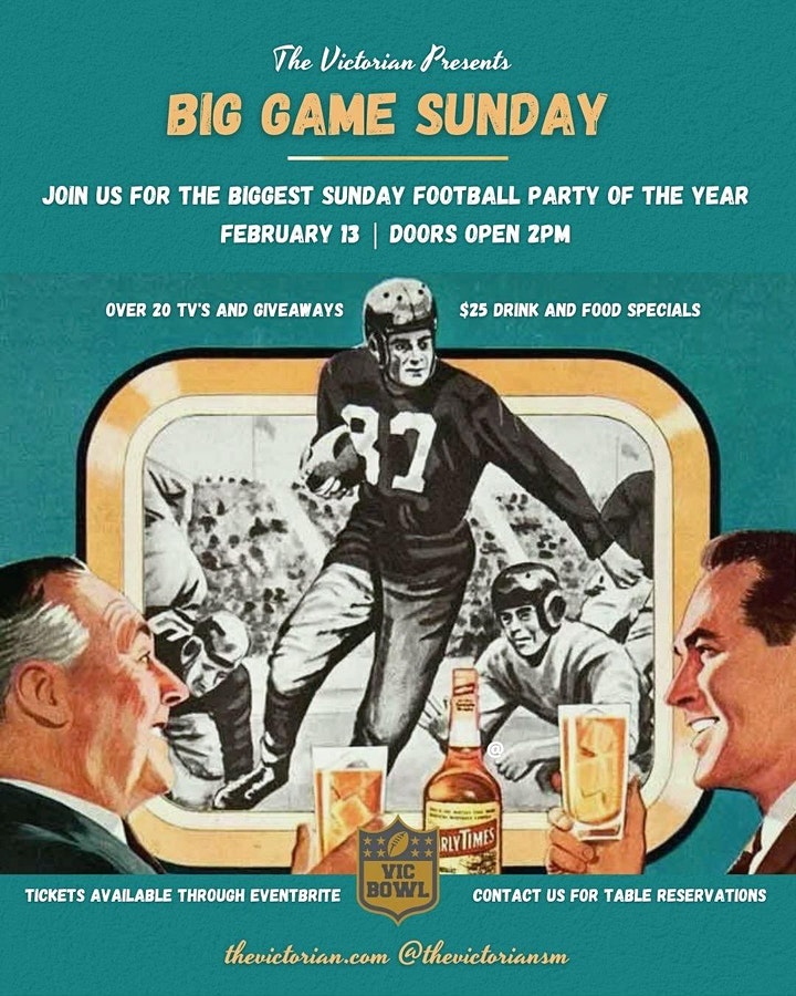 Big Game Sunday Football Party