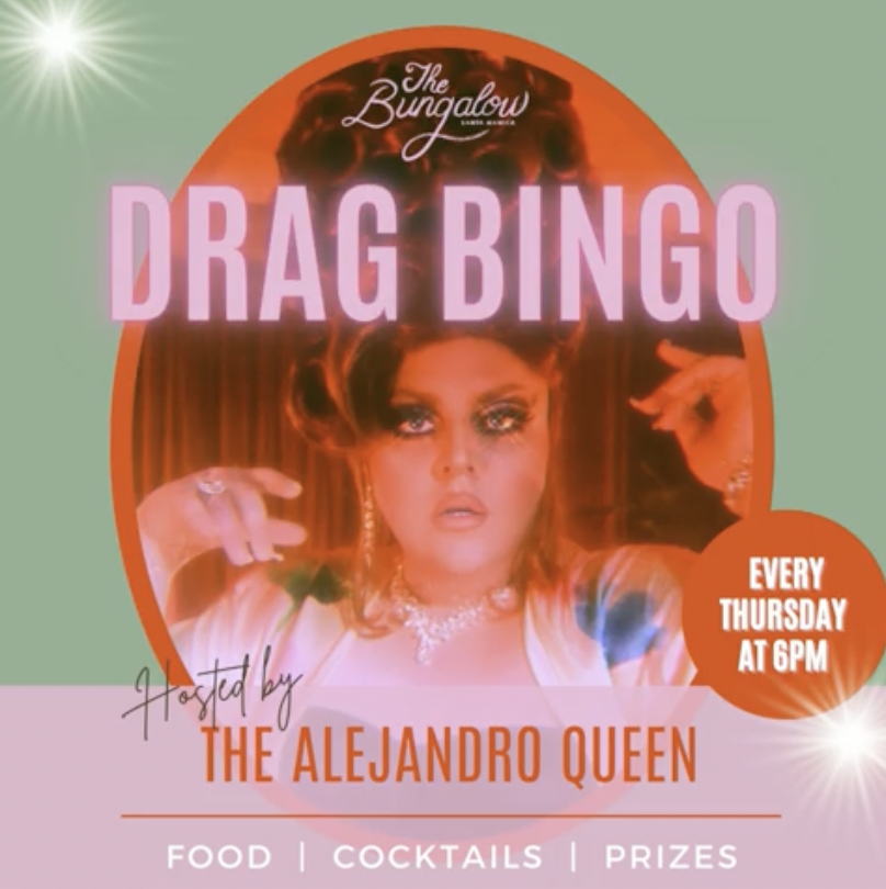 Drag Bingo at The Bungalow Santa Monica
