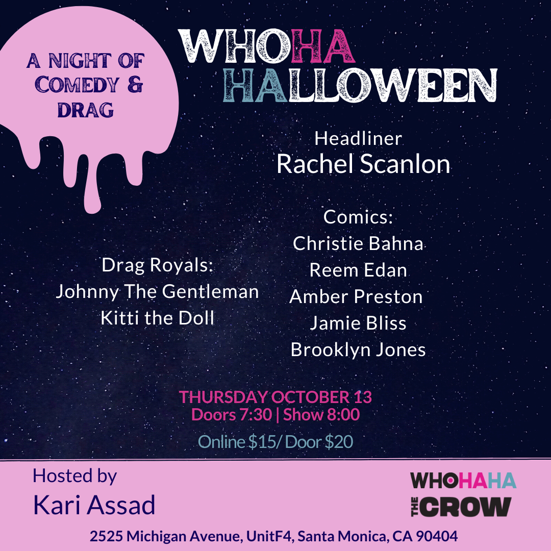 WhoHa-Halloween Comedy & Drag Night!