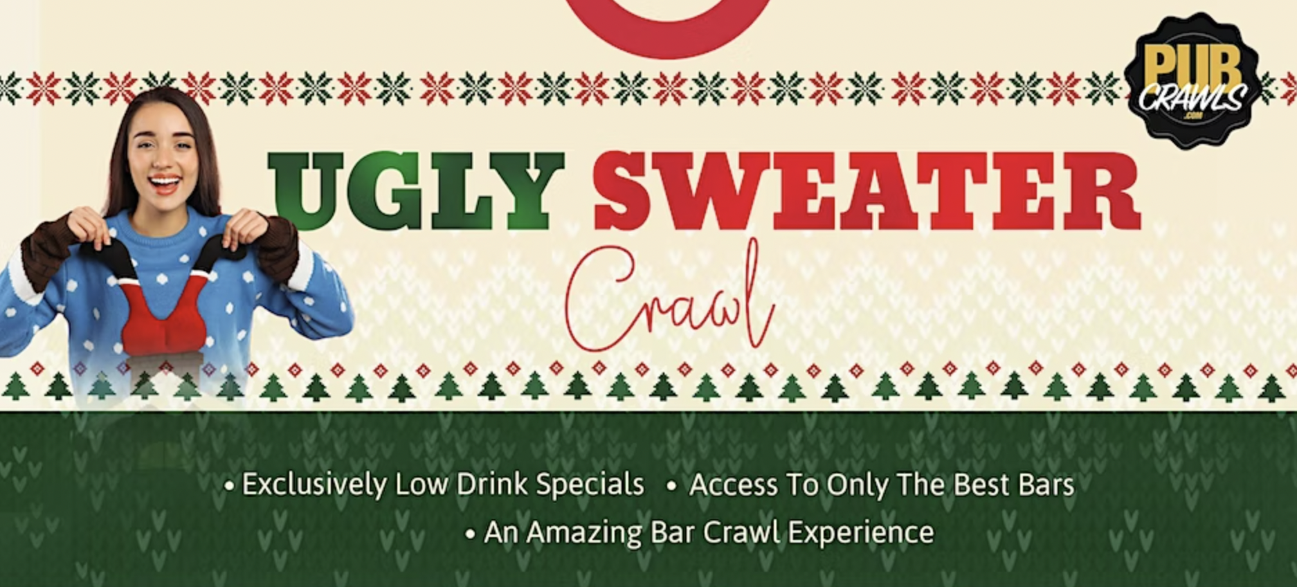 Santa Monica Ugly Sweater Bar Crawl