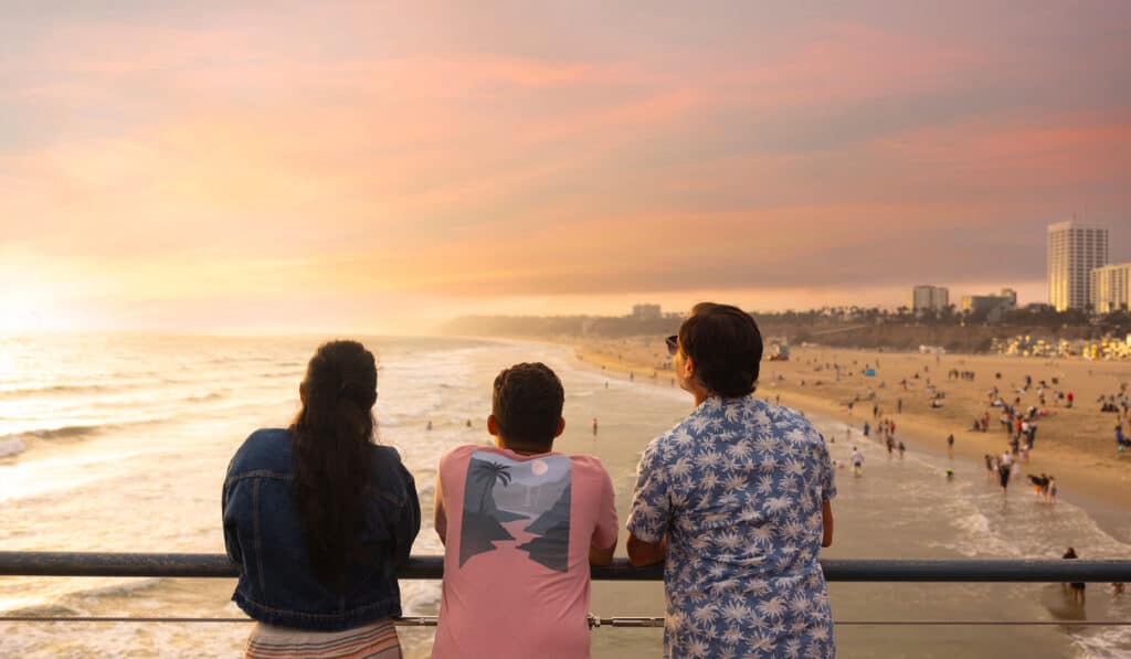 best santa monica sunset spots