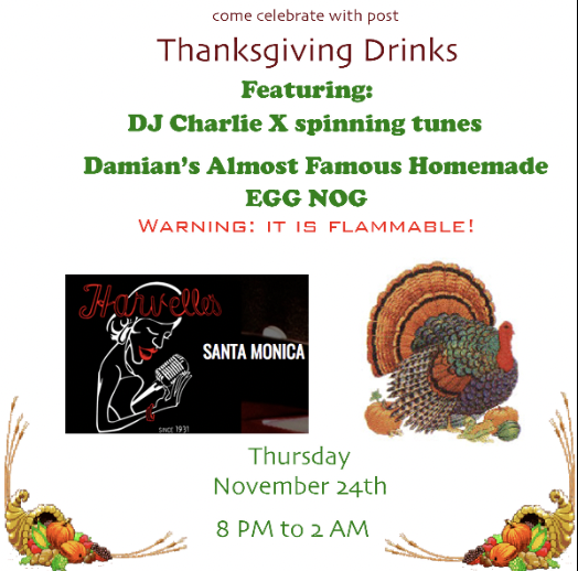 Thanksgiving Celebration at Harvelle's
