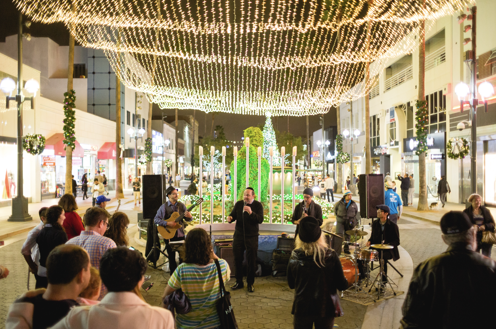 Menorah Lightings at Third Street Promenade