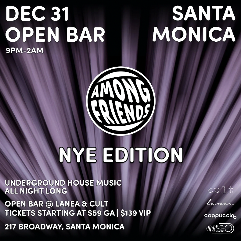 NYE Open Bar at Lanea & Cult