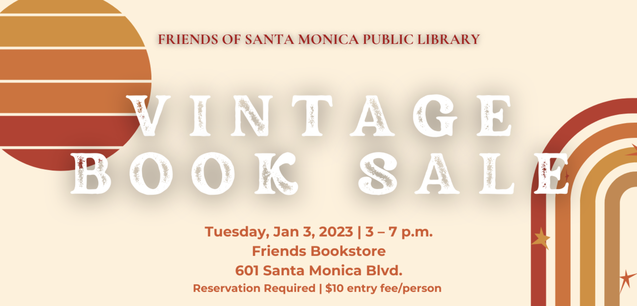 Vintage Book Sale at Friends Bookstore