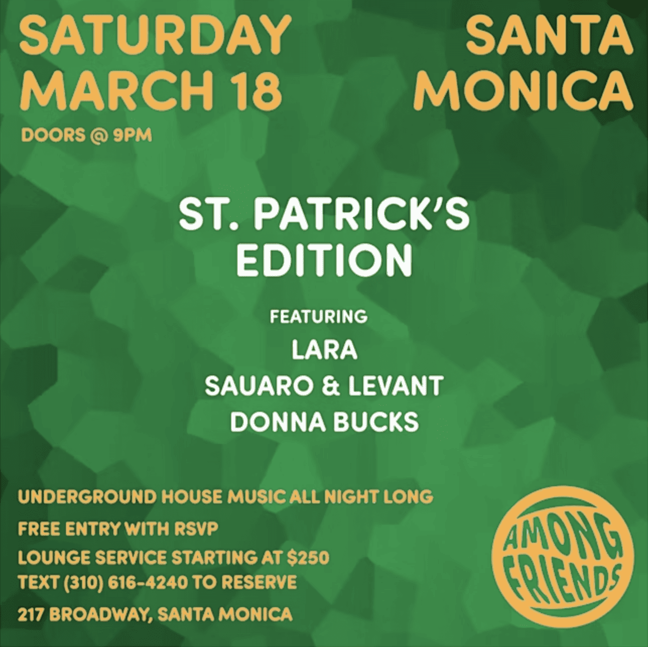 Among Friends: St. Patrick's Edition at Lanea