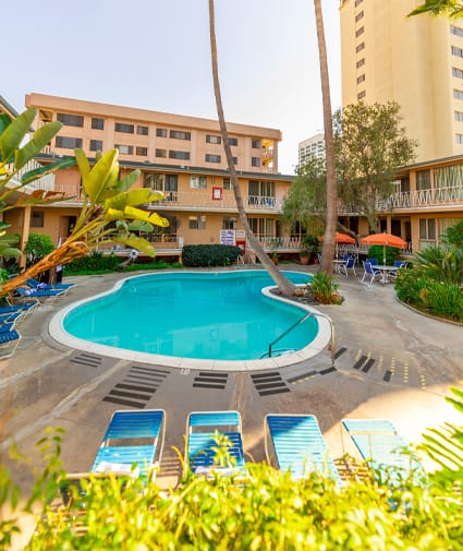 pool at cal mar hotel