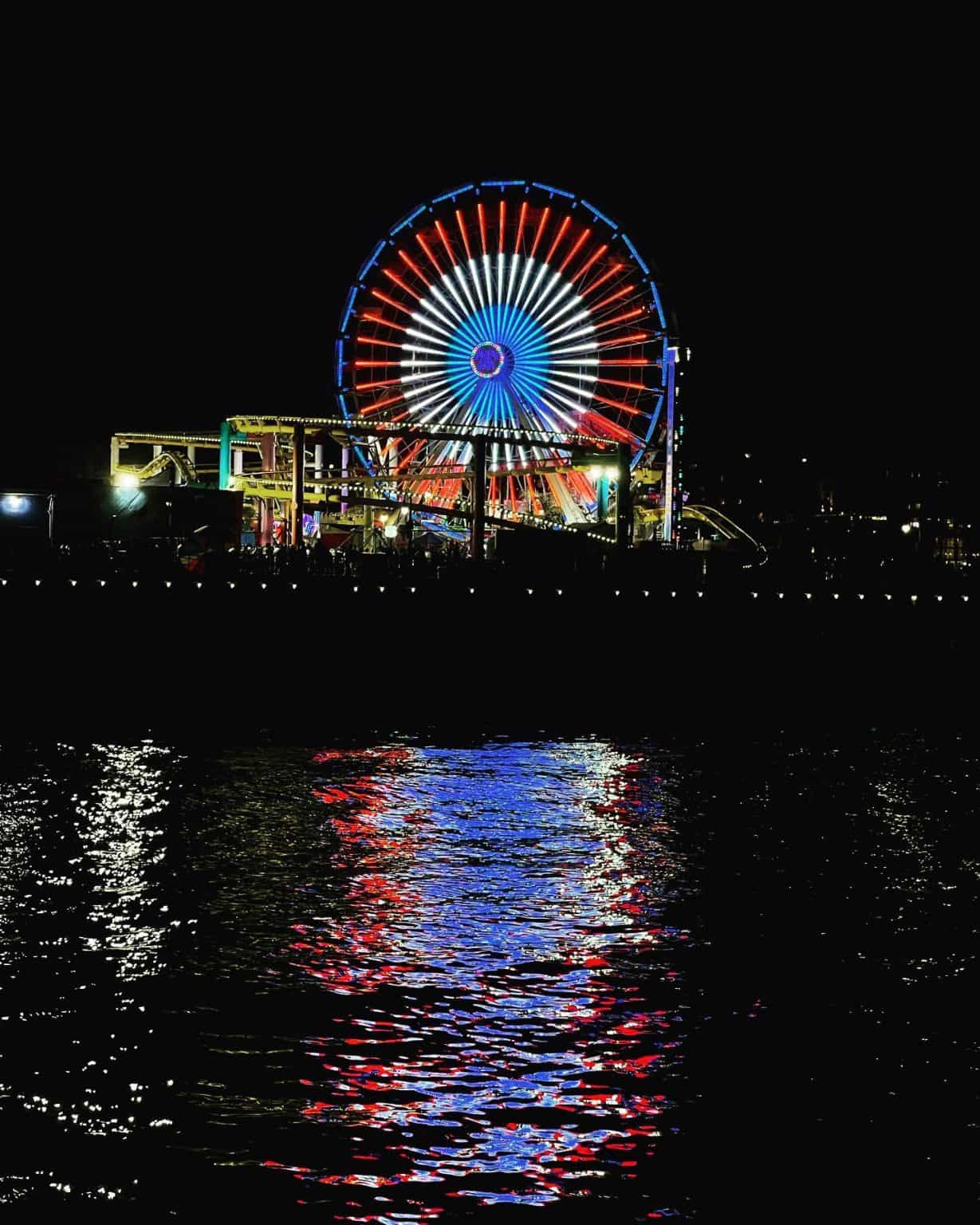 Lighting of the Pacific Wheel for Memorial Day