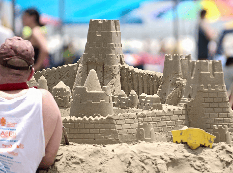Pier 360 Sandcastle Competition on Santa Monica Beach