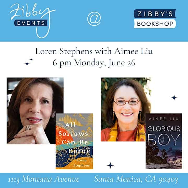 Author event! Loren Stephens with Aimee Liu