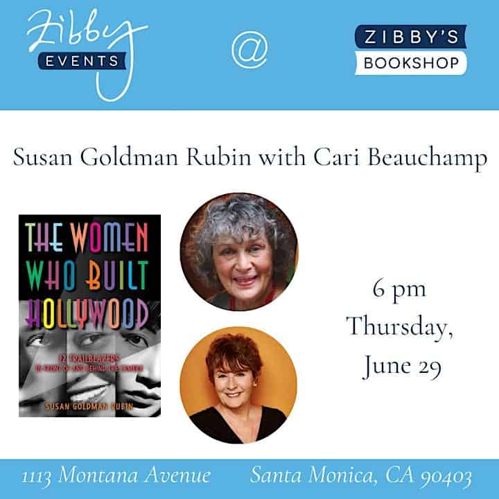 Author event! Susan Goldman Rubin with Cari Beauchamp