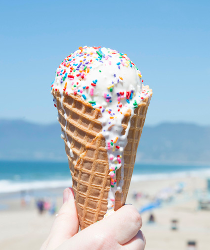 Ice cream in santa monica