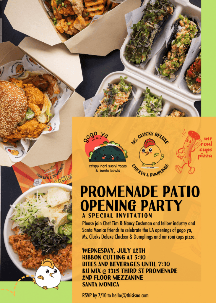 Promenade Patio Opening Party Visit Santa Monica
