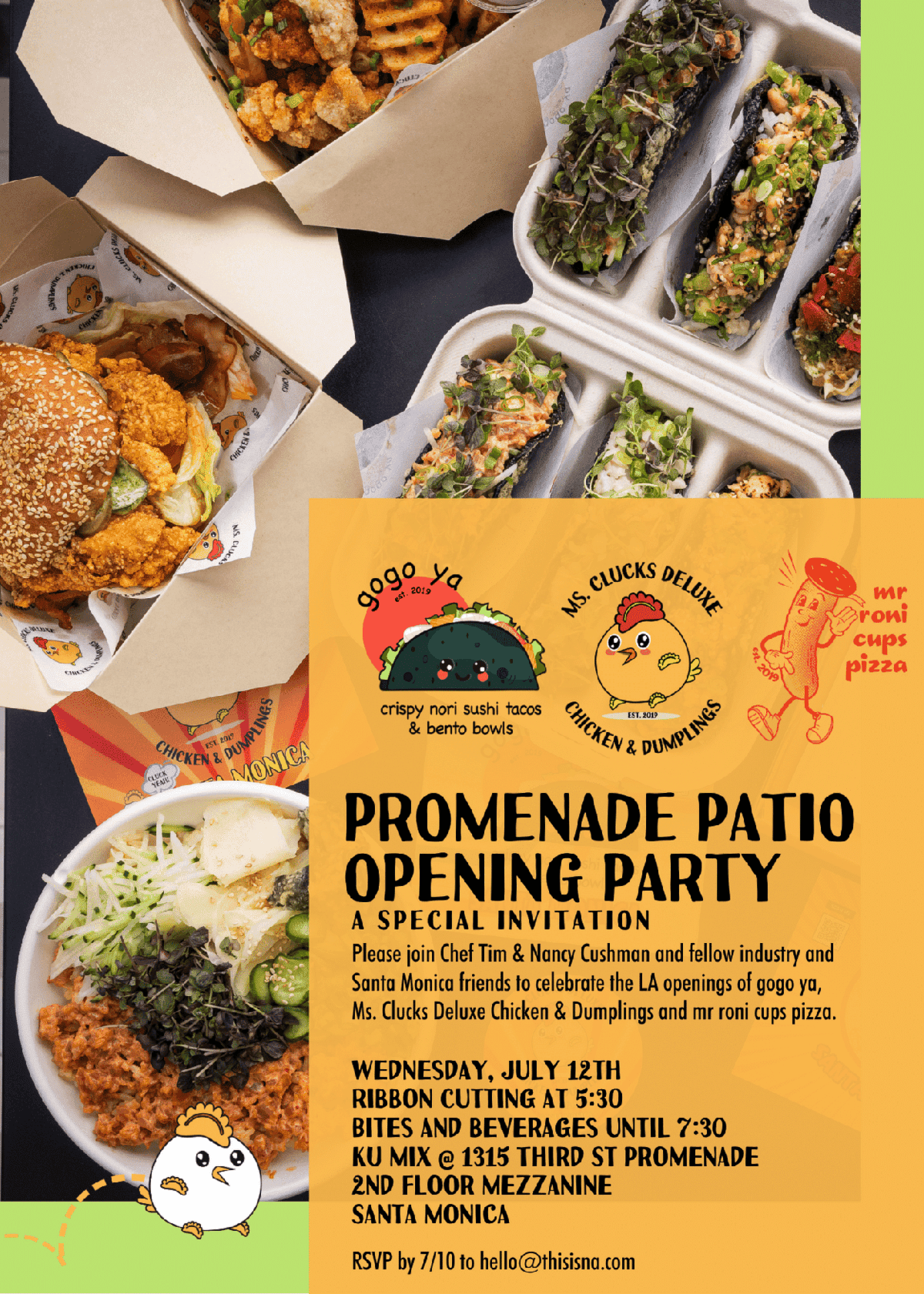 Promenade Patio Opening Party