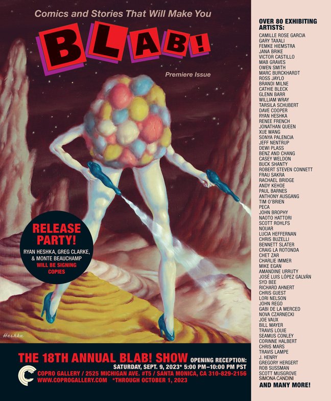 THE 18TH ANNUAL BLAB! SHOW