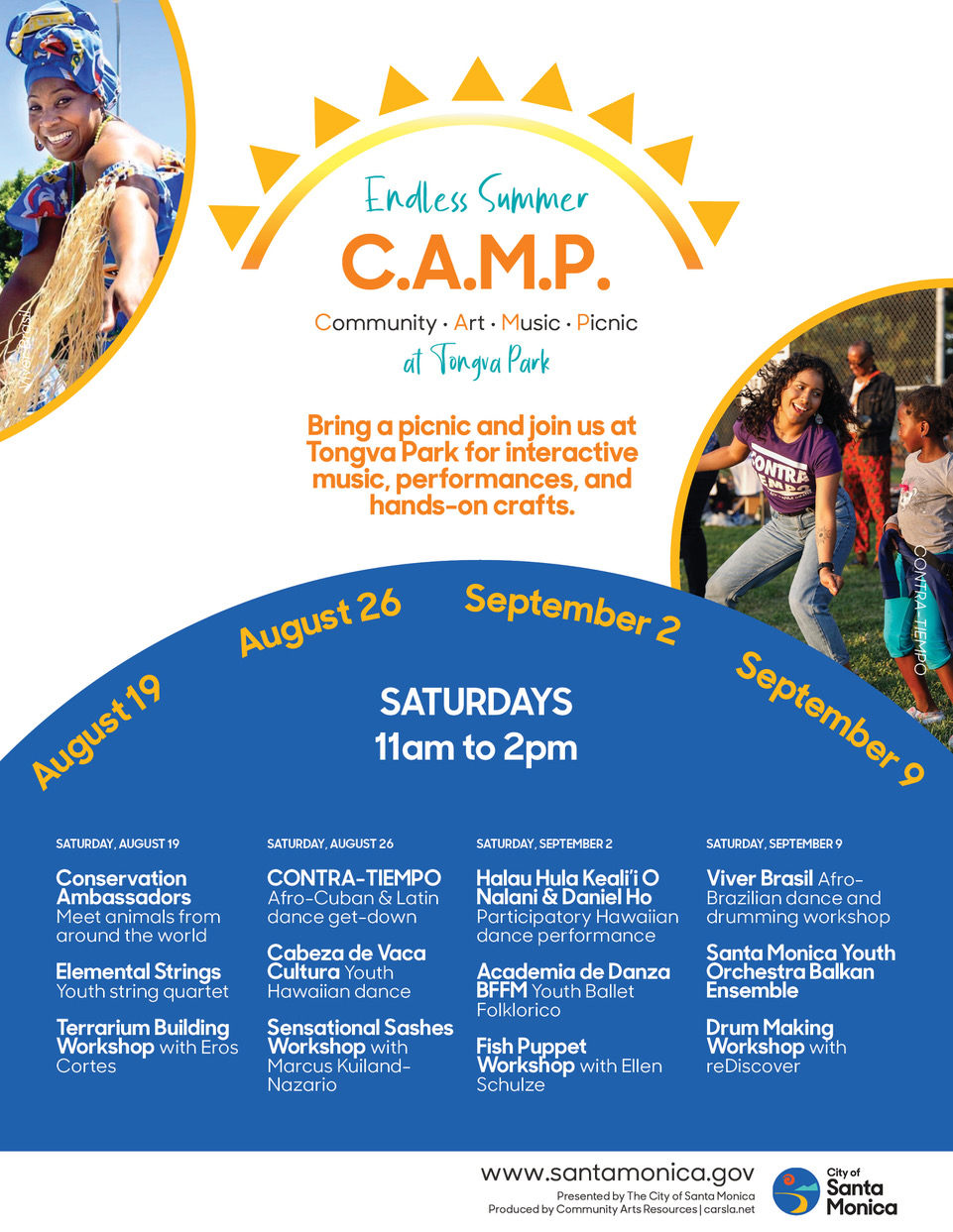 Endless Summer C.A.M.P. at Tongva Park