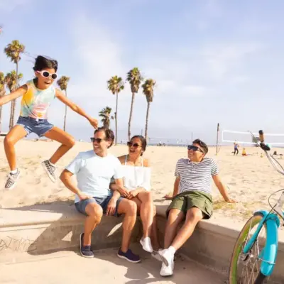 freunde im santa monica statebeach park