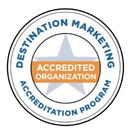 Badge d'organisation accréditée pour le marketing de destination
