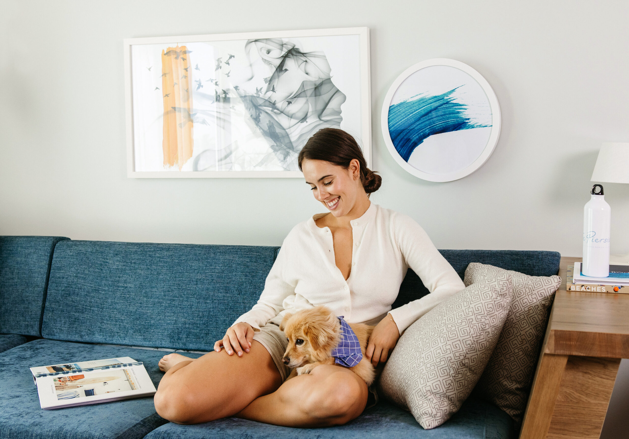 Thérapie par les animaux et heure de détente au Pierside