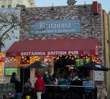 front of Britannia