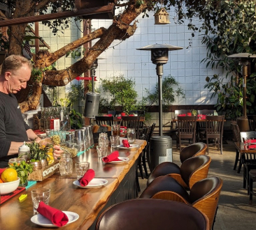 bar image of bar tender