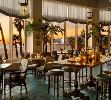 特雷扎日落美景