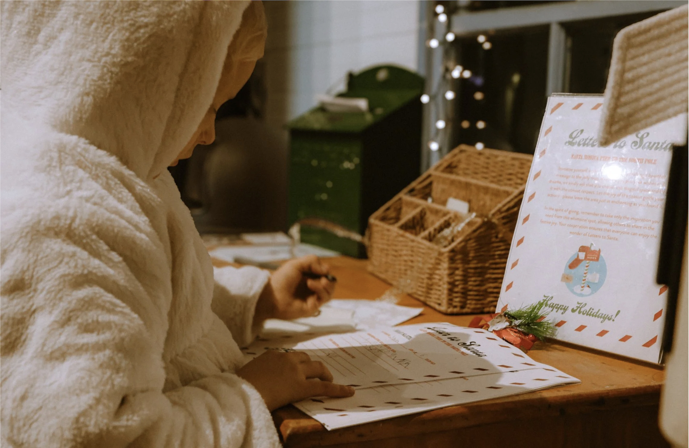 Letters to Santa and Ornament Painting with Paint:Lab