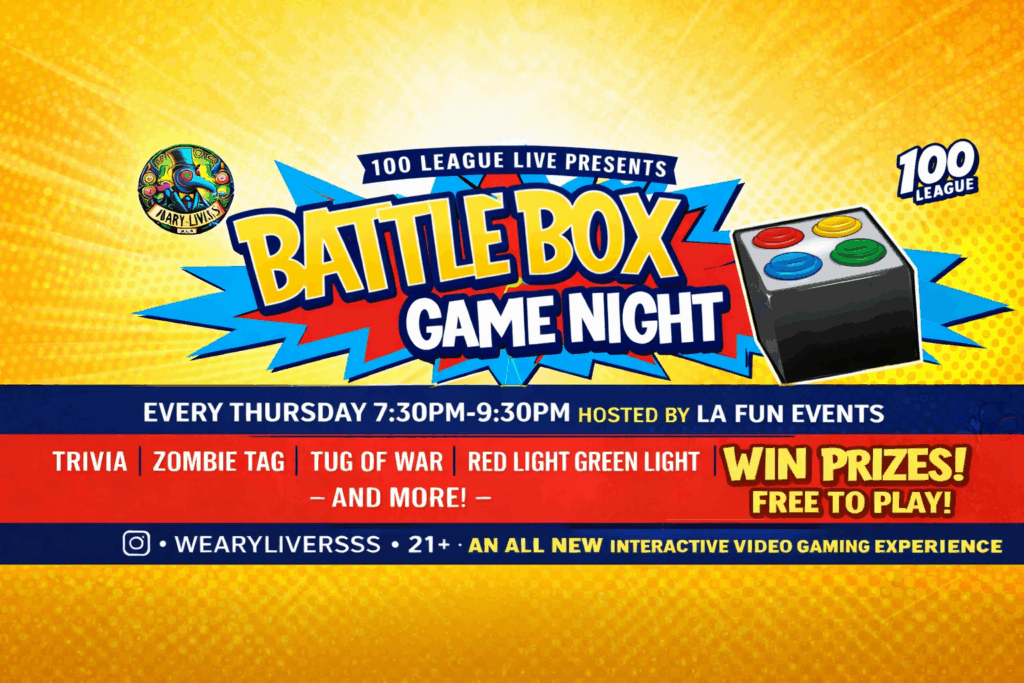 Noche de juegos Battle Box | 21+