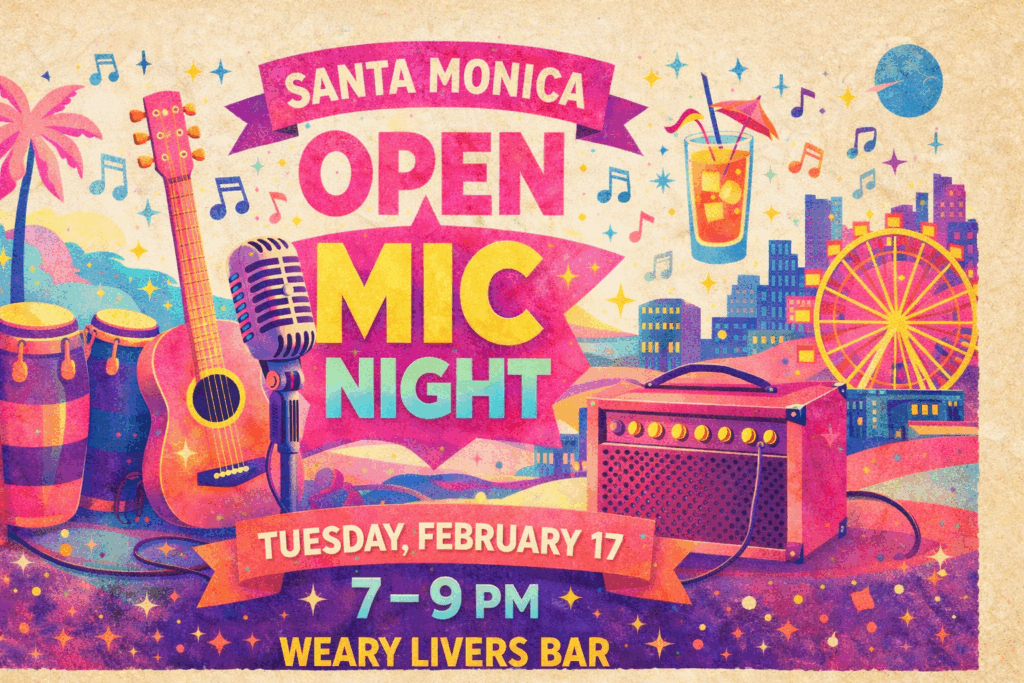 ليلة الميكروفون المفتوح في سانتا مونيكا | 21+